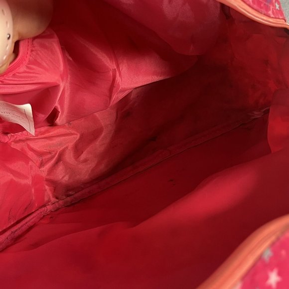 American Girl Backpack Pink Teal Purple Stars Geometric Back to School - Picture 12 of 12